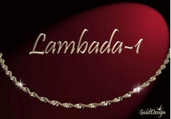 Lambada 1 - náramek zlacený